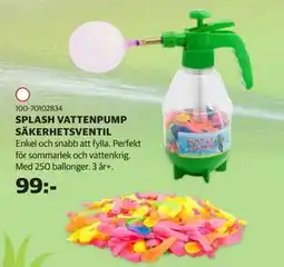 Lekia SPLASH VATTENPUMP SÄKERHETSVENTIL erbjuda