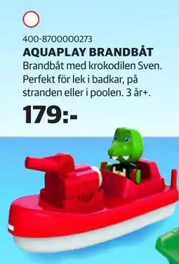 Lekia AQUAPLAY BRANDBÅT erbjuda