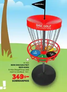 Lekia MINI DISCGOLFSET MED KORG erbjuda