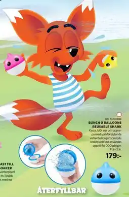Lekia BUNCH O BALLOONS REUSABLE SHARK erbjuda