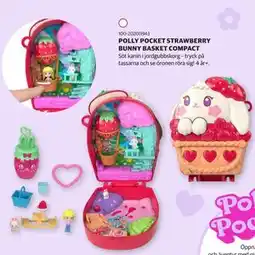 Lekia POLLY POCKET STRAWBERRY BUNNY BASKET COMPACT erbjuda