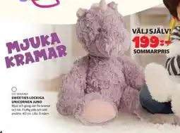 Lekia SWEETIES LOCKIGA UNICORNEN JUNO erbjuda