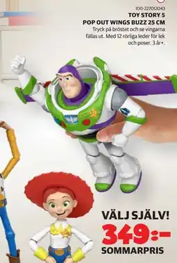 Lekia TOY STORY 5 POP OUT WINGS BUZZ 25 CM erbjuda