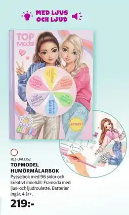 Lekia TOPMODEL HUMÖRMÅLARBOK erbjuda