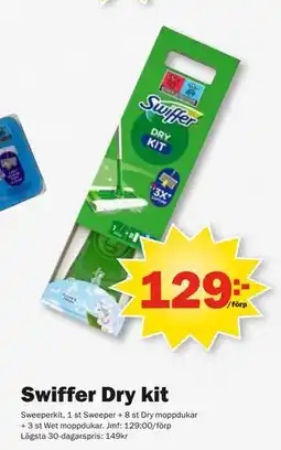 Pekås Swiffer Dry kit erbjuda