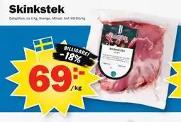 Pekås Skinkstek erbjuda