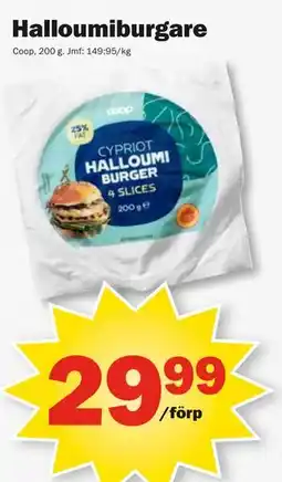 Pekås Halloumiburgare erbjuda