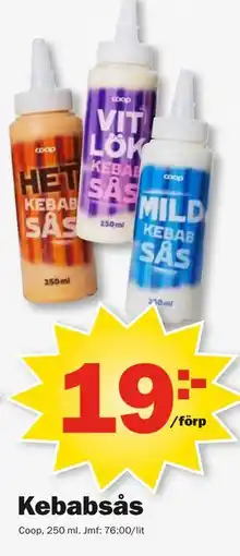 Pekås Kebabsås erbjuda