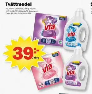 Pekås Tvättmedel erbjuda