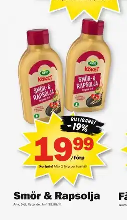 Pekås Smör & Rapsolja, Medlemspris erbjuda