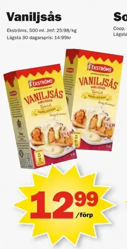 Pekås Vaniljsås erbjuda