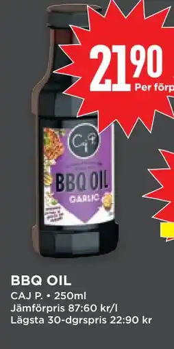 Willys BBQ OIL erbjuda