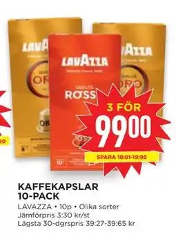 Willys KAFFEKAPSLAR 10-PACK erbjuda