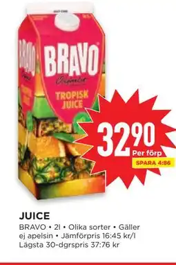 Willys JUICE erbjuda