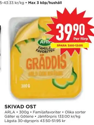 Willys SKIVAD OST erbjuda