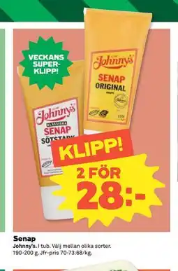 Coop Daglivs Senap erbjuda