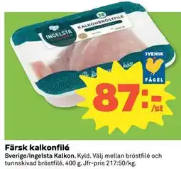 Coop Daglivs Färsk kalkonfilé erbjuda