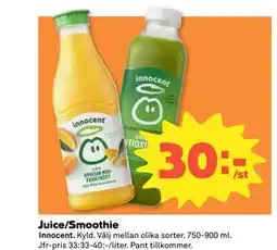 Coop Daglivs Juice/Smoothie erbjuda