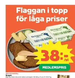 Coop Daglivs Bregott, Medlemspris erbjuda