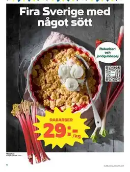 Coop Daglivs RABARBER erbjuda