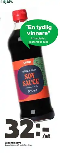 Coop Daglivs Japansk soya erbjuda