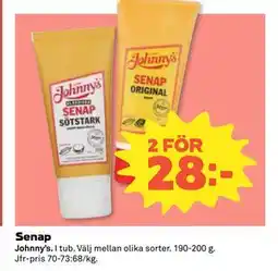 Coop Daglivs Senap erbjuda