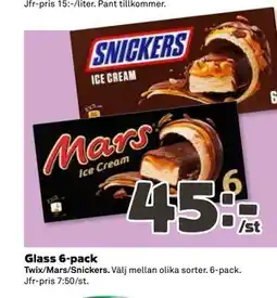 Coop Daglivs Glass 6-pack erbjuda