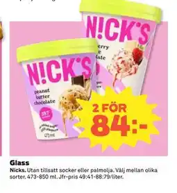 Coop Daglivs Glass erbjuda