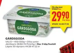 Willys Hemma GÅRDSGODA, Medlemspris erbjuda