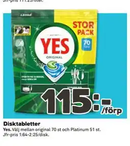 Coop Daglivs Disktabletter erbjuda
