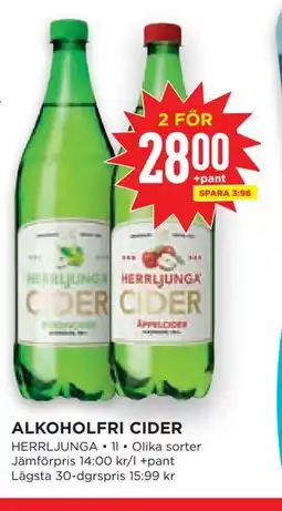Willys Hemma ALKOHOLFRI CIDER erbjuda