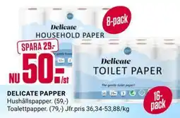 ÖoB DELICATE PAPPER erbjuda