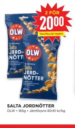 Willys Hemma SALTA JORDNÖTTER erbjuda