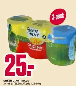 ÖoB GREEN GIANT MAJS erbjuda