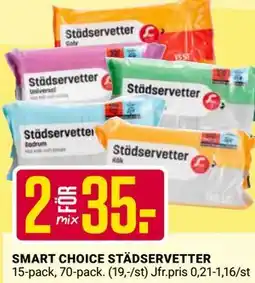 ÖoB SMART CHOICE STÄDSERVETTER erbjuda