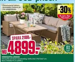 ÖoB HÖRNSOFFA LÖKKEN erbjuda
