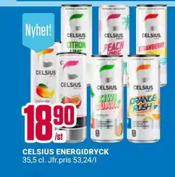 ÖoB CELSIUS ENERGIDRYCK erbjuda