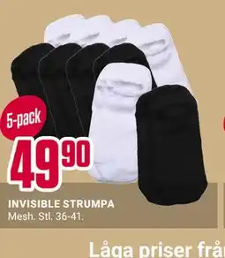 ÖoB INVISIBLE STRUMPA erbjuda