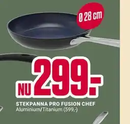 ÖoB STEKPANNA PRO FUSION CHEF erbjuda