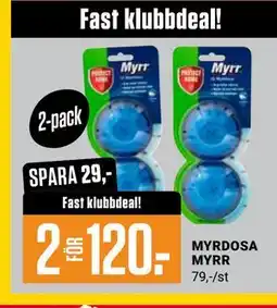 ÖoB MYRDOSA MYRR, Medlemspris erbjuda