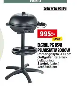 Bauhaus ELGRILL PG 8541 PELARSTATIV 2000W erbjuda