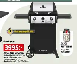 Bauhaus GASOLGRILL GEM 310 erbjuda