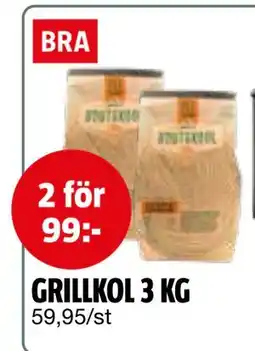 Bauhaus GRILLKOL 3 KG erbjuda
