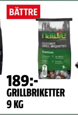 Bauhaus GRILLBRIKETTER 9 KG erbjuda