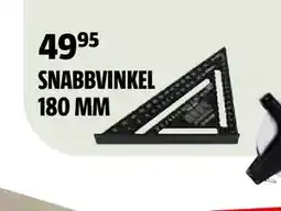 Bauhaus SNABBVINKEL 180 MM erbjuda