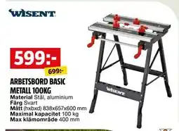 Bauhaus ARBETSBORD BASIC METALL 100KG erbjuda