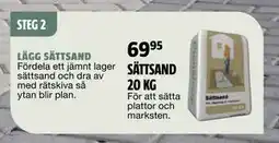 Bauhaus LÄGG SÄTTSAND erbjuda