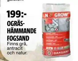 Bauhaus OGRÄSHÄMMANDE FOGSAND erbjuda