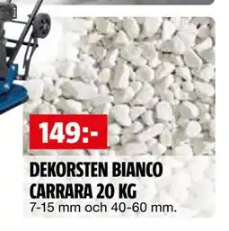 Bauhaus DEKORSTEN BIANCO CARRARA 20 KG erbjuda
