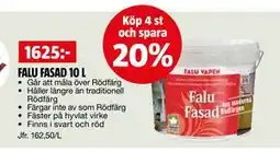Bauhaus FALU FASAD 10 L erbjuda
